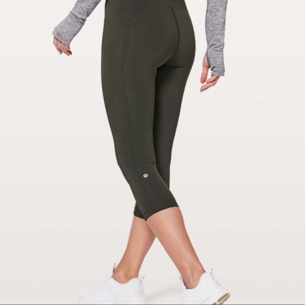 Lululemon | olive green leggings
